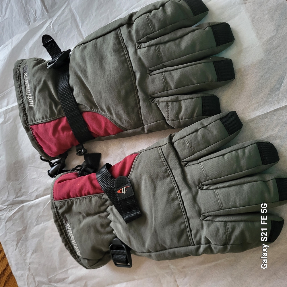 Outdoor Research Men's Insulated Gloves - Gray and Red